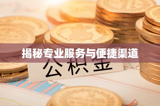 邗江揭秘专业服务与便捷渠道
